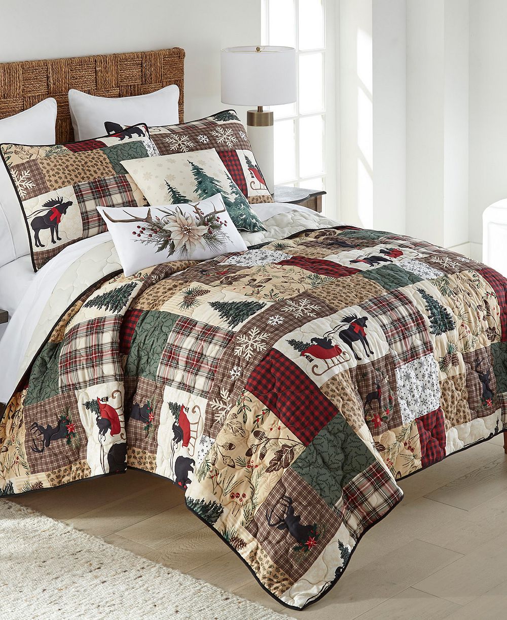Лоскутное стеганое покрывало Your Lifestyle 2-Pc. Set, Twin