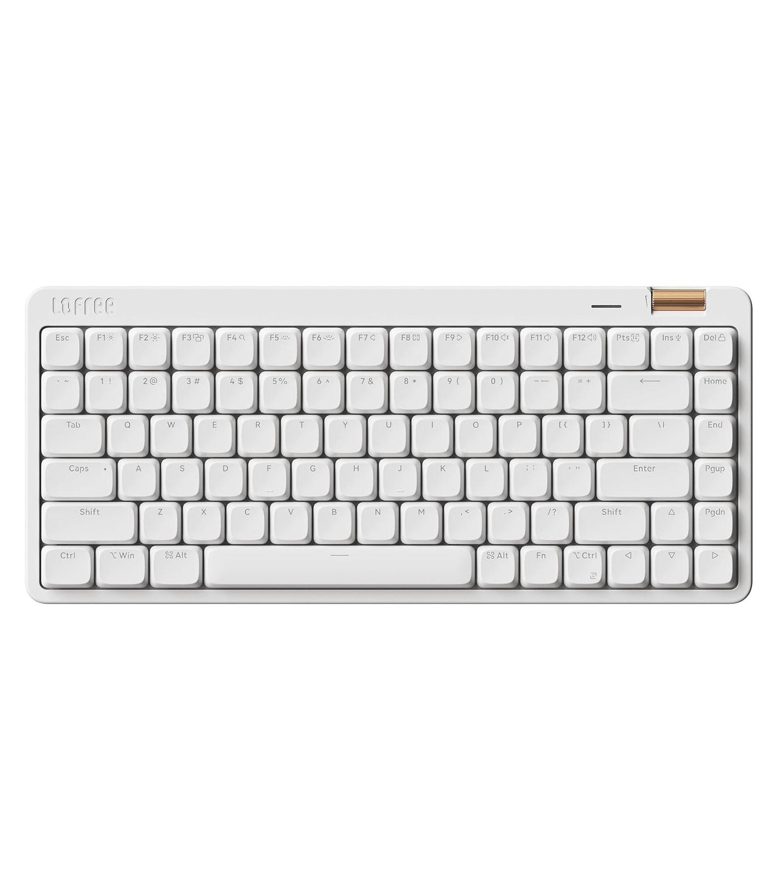 Lofree Flow Lite 84 Low-Profile Rechargeable Wireless Mechanical Keyboard for Windows, Mac, and iOS