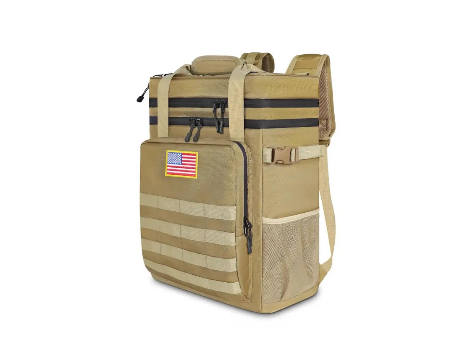 Ayamaya Arctic Mule Tactical 30L Backpack Cooler – Insulated, Soft-Sided, 40-Can Capacity with Molle Storage, Bottle Opener, and Padded Straps