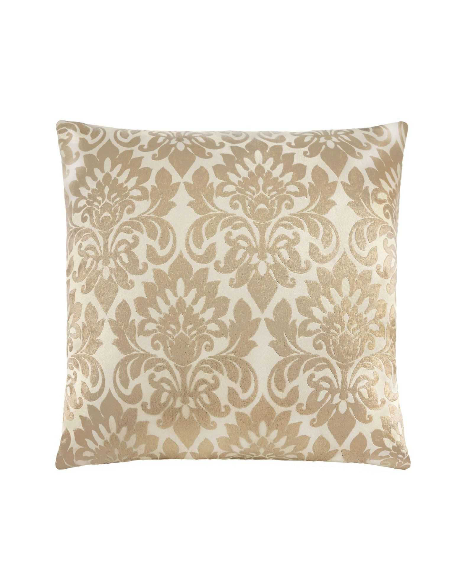 Kate Aurora Cleopatra Damask Embossed 18" X 18" Filled Accent Throw Pillow