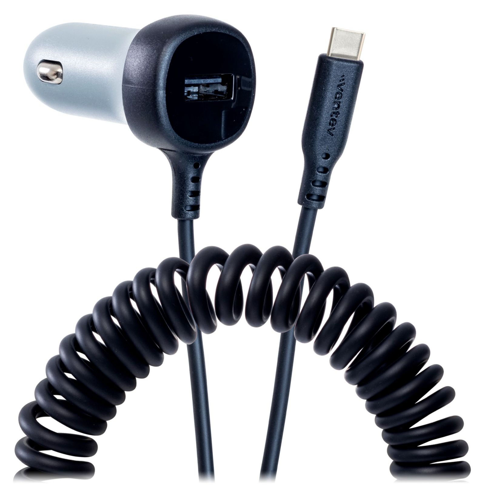 Автомобильное зарядное устройство Ventev 27W ULTRAFAST с кабелем USB C