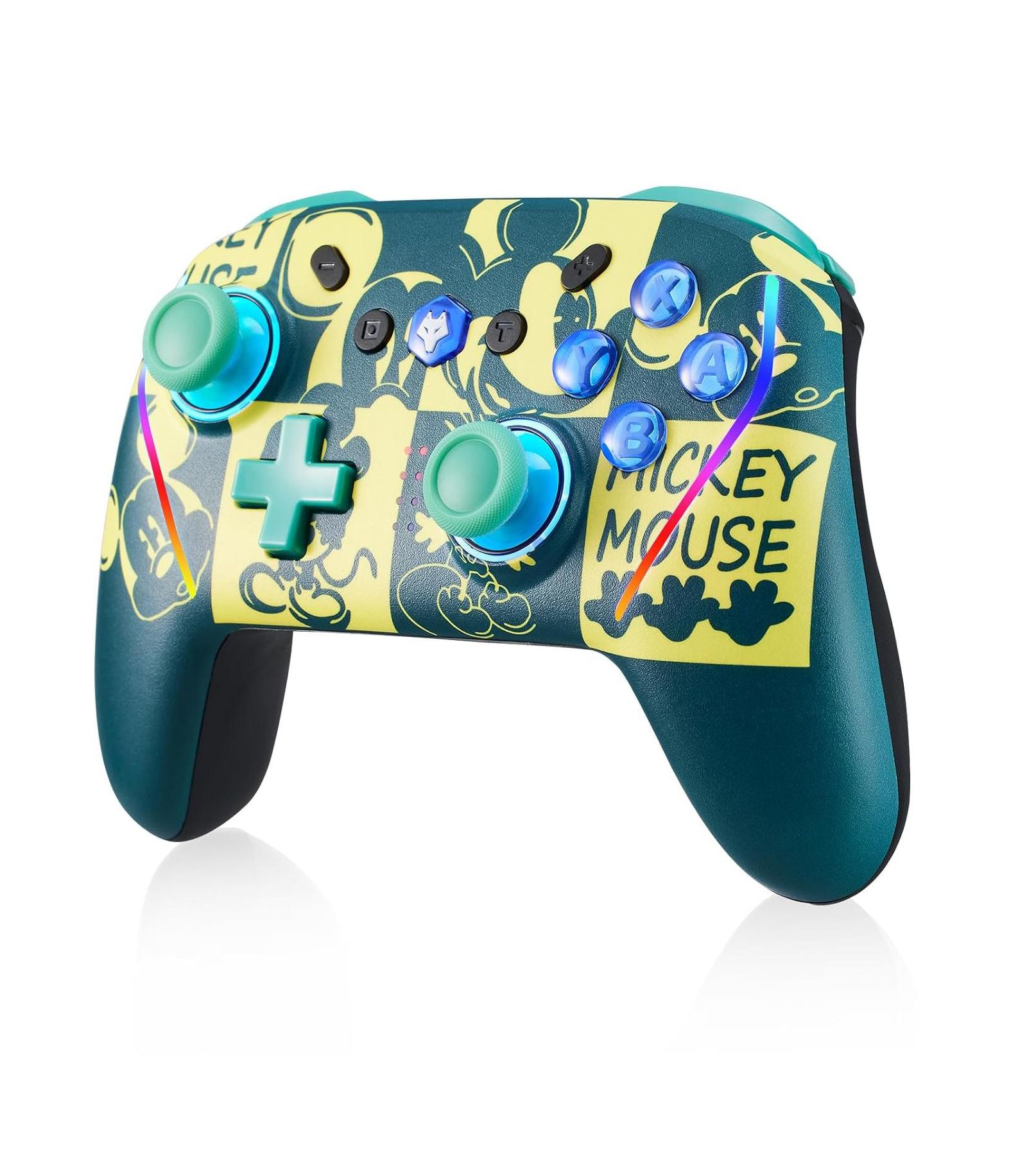 Контроллер NBCP Wireless Switch 2 для Nintendo Switch/Lite/OLED, с кнопками Turbo и 6-Axis Gyro