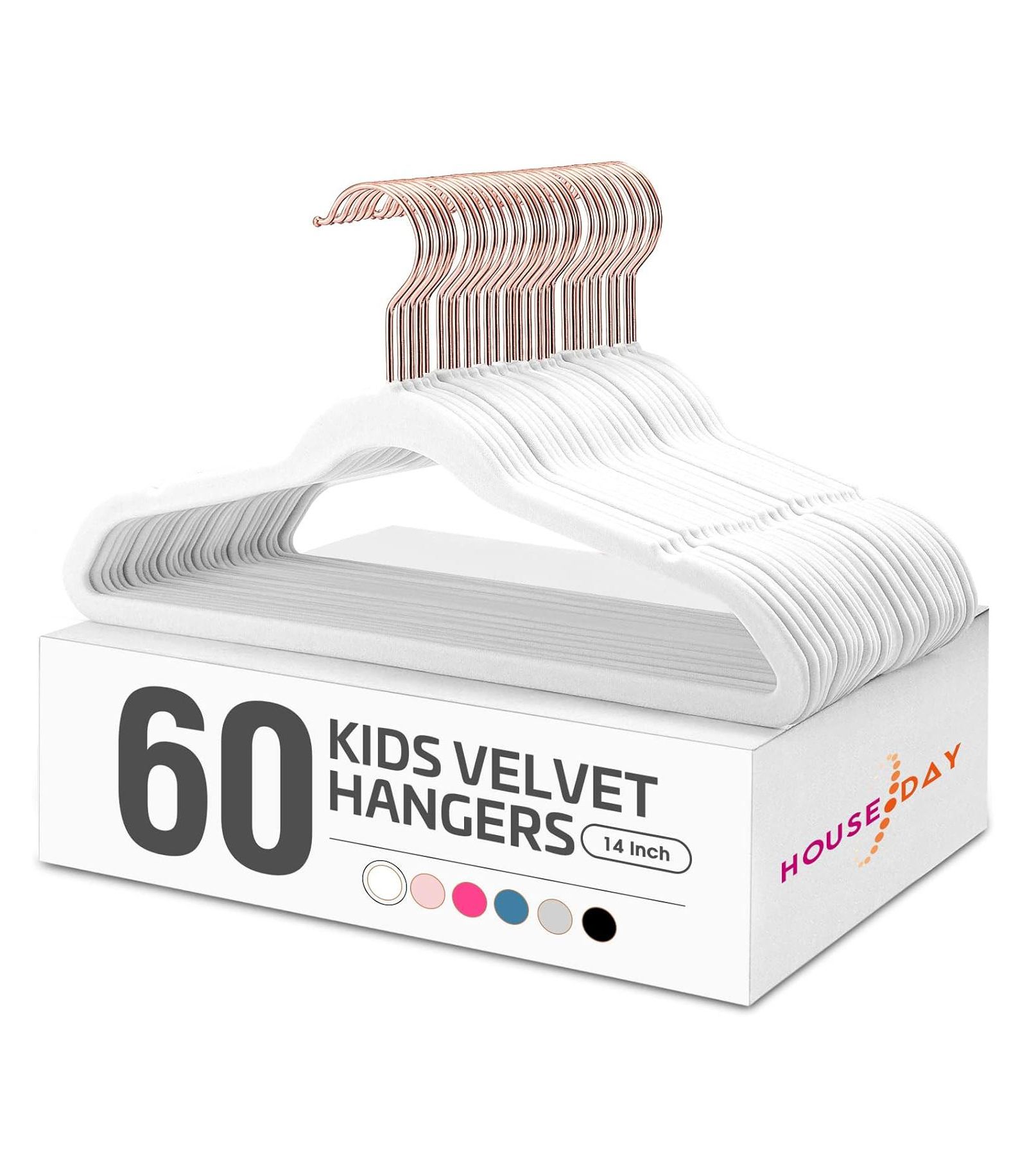 Вешалки HOUSE DAY 14 Inch Kids Velvet