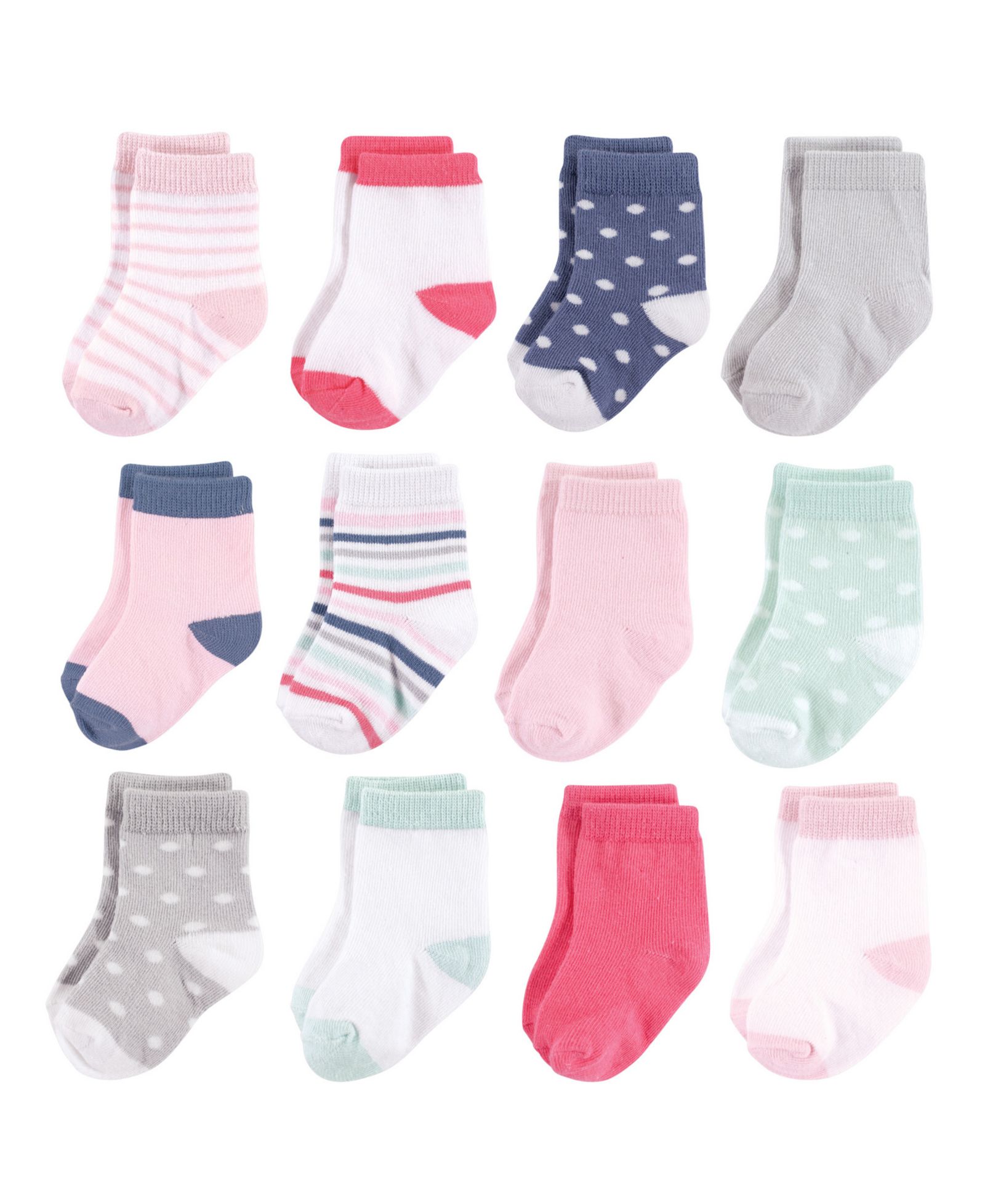 Hudson Baby Cotton Rich and Terry Crew Socks