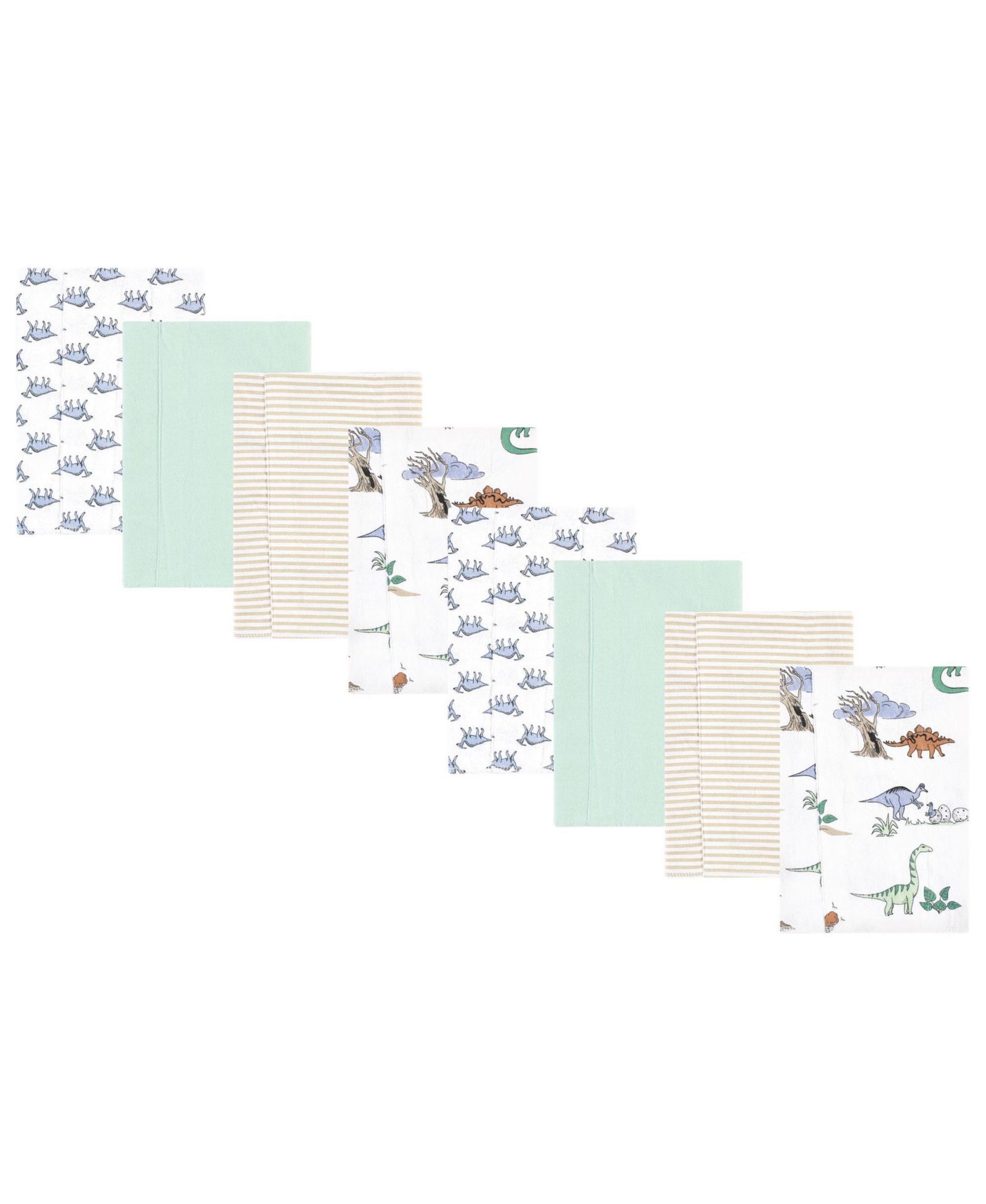 Hudson Baby Boys Soft Flannel Blend Burp Cloth Set