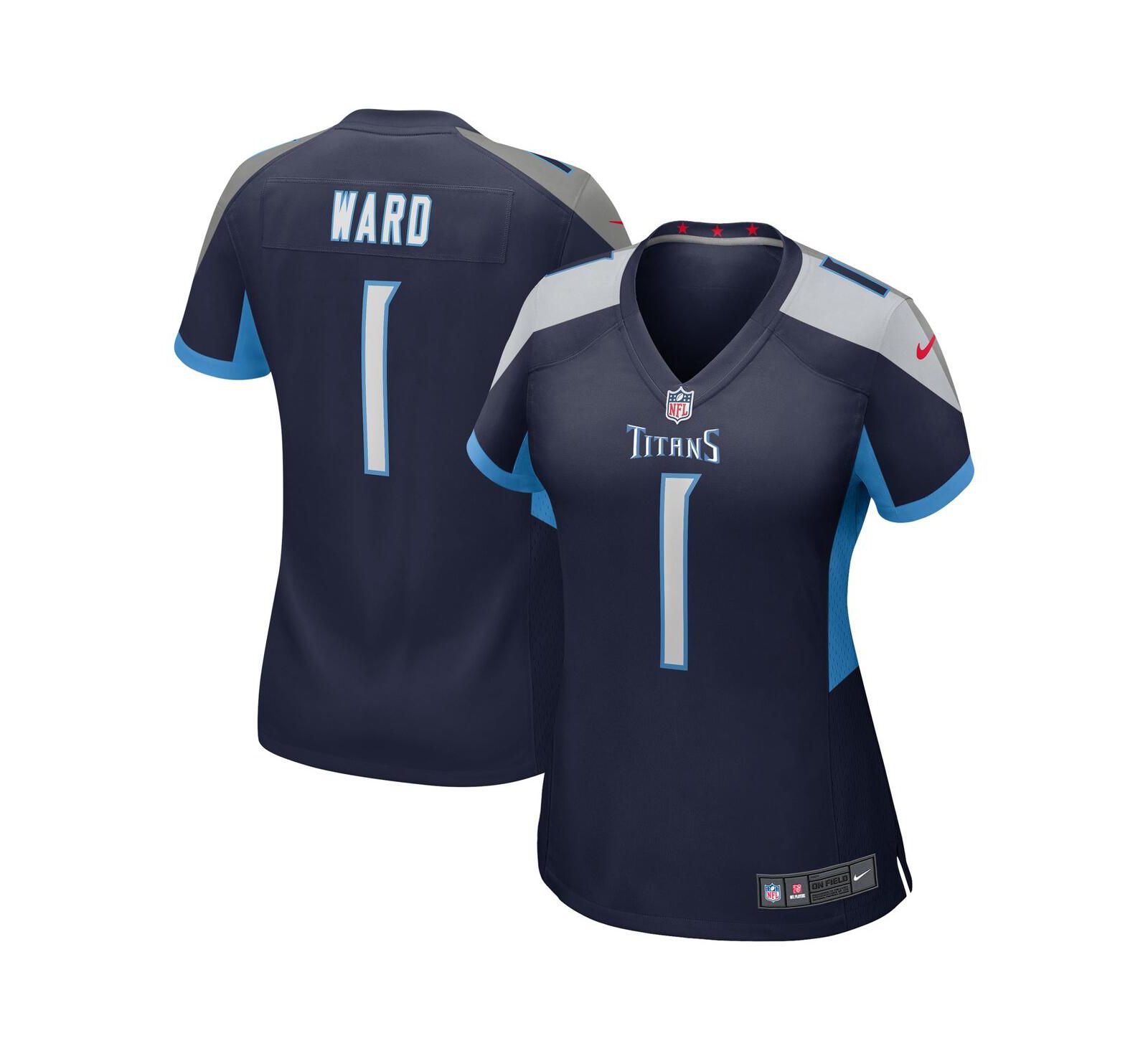 Nike Women's Cameron Ward Navy Tennessee Titans 2025 NFL Draft First Round Pick Alternate Game Jersey