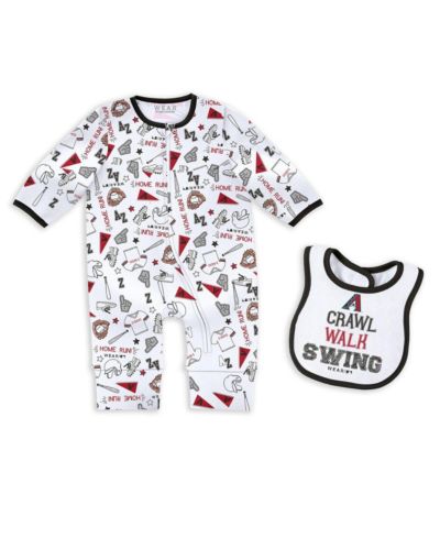 WEAR by Erin Andrews Baby Boys and Girls Arizona Diamondbacks Sleep Play Set