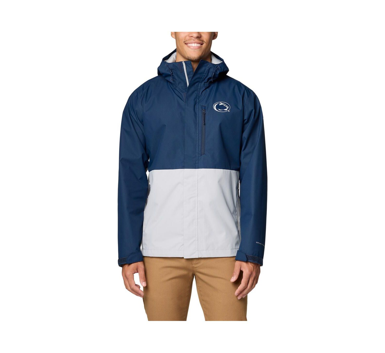 Columbia Men's Navy Penn State Nittany Lions Field Bound Omni-Tech Full-Zip Jacket