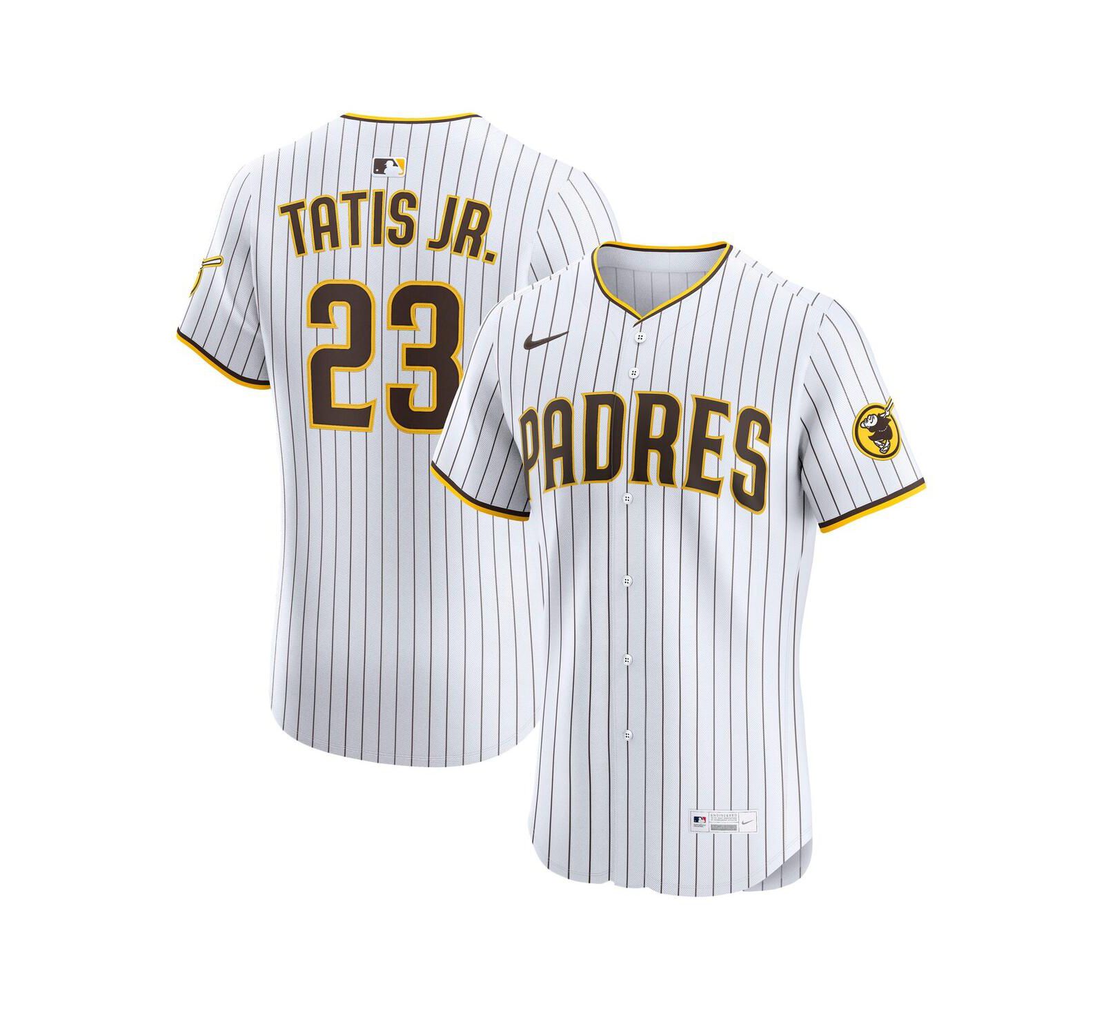 Nike Мужская элитная джерси Fernando Tatis Jr. White San Diego Padres Home