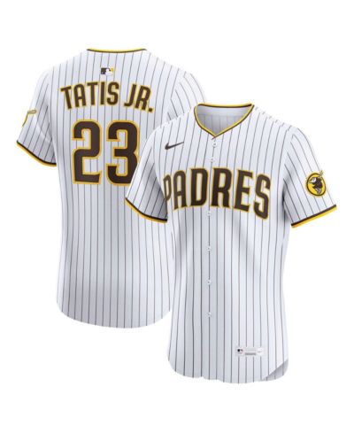 Nike Мужская элитная джерси Fernando Tatis Jr. White San Diego Padres Home