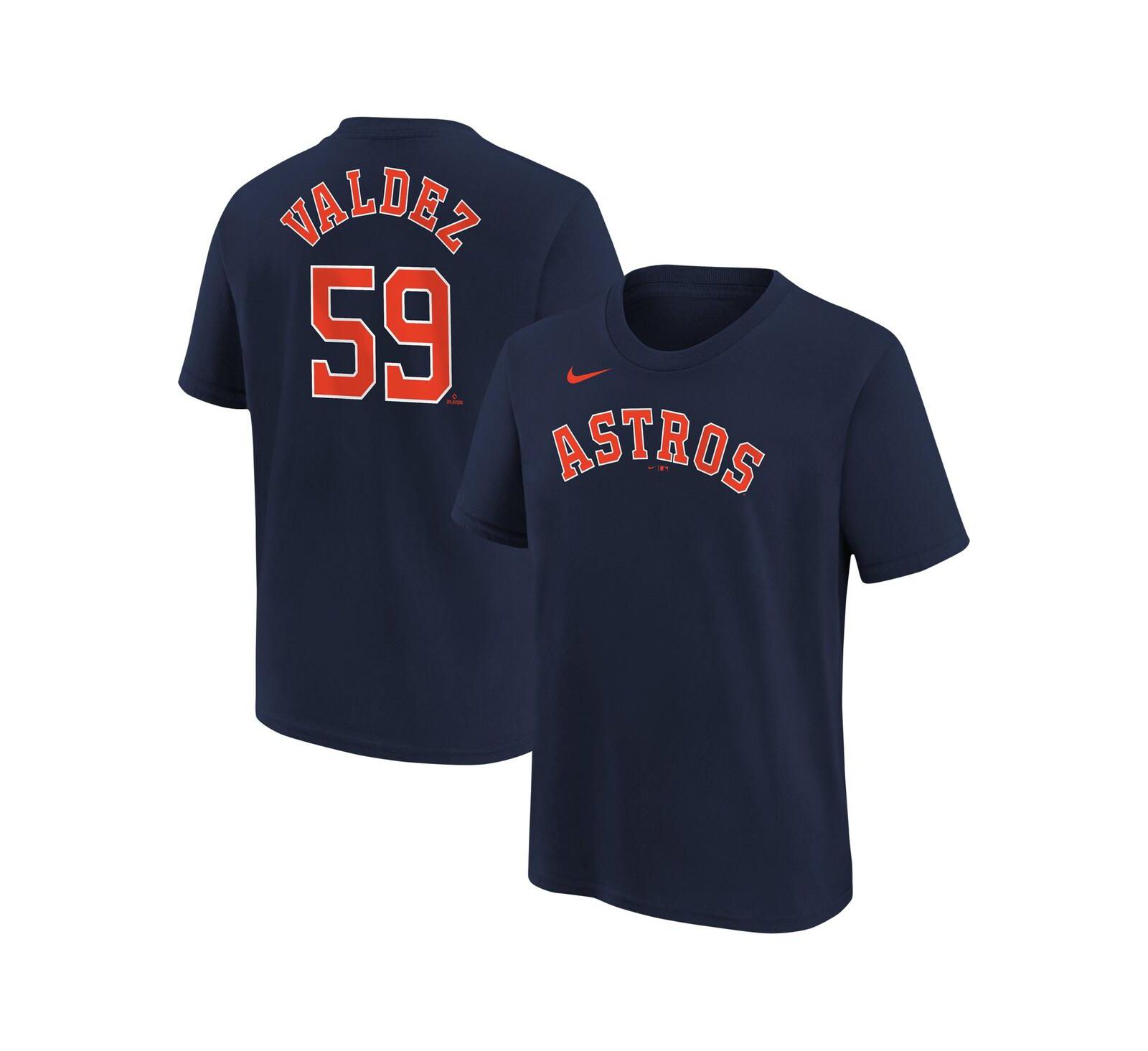 Nike Футболка Framber Valdez Navy Houston Astros для мальчиков и девочек