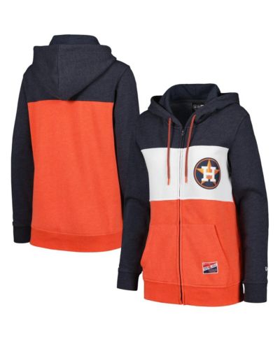 New Era Женская толстовка-худи Houston Astros с цветовым блоком