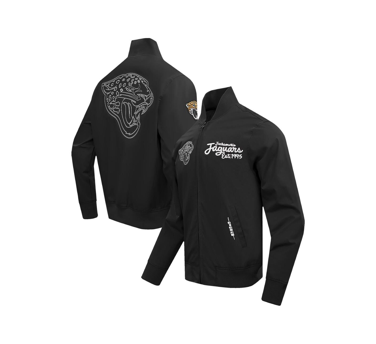 Куртка Pro Standard Men's Black Jacksonville Jaguars Paint The City Twill Full-Zip