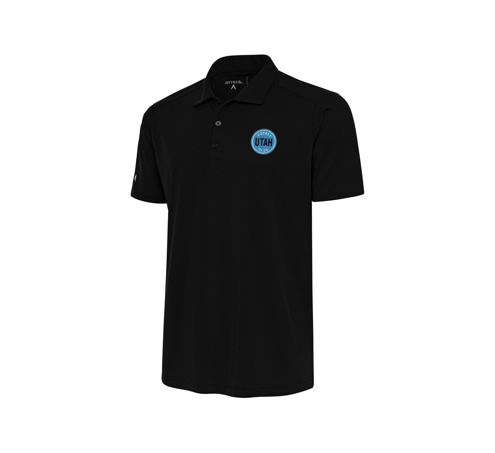 Antigua Men's Black Utah Hockey Club Tribute Polo Shirt