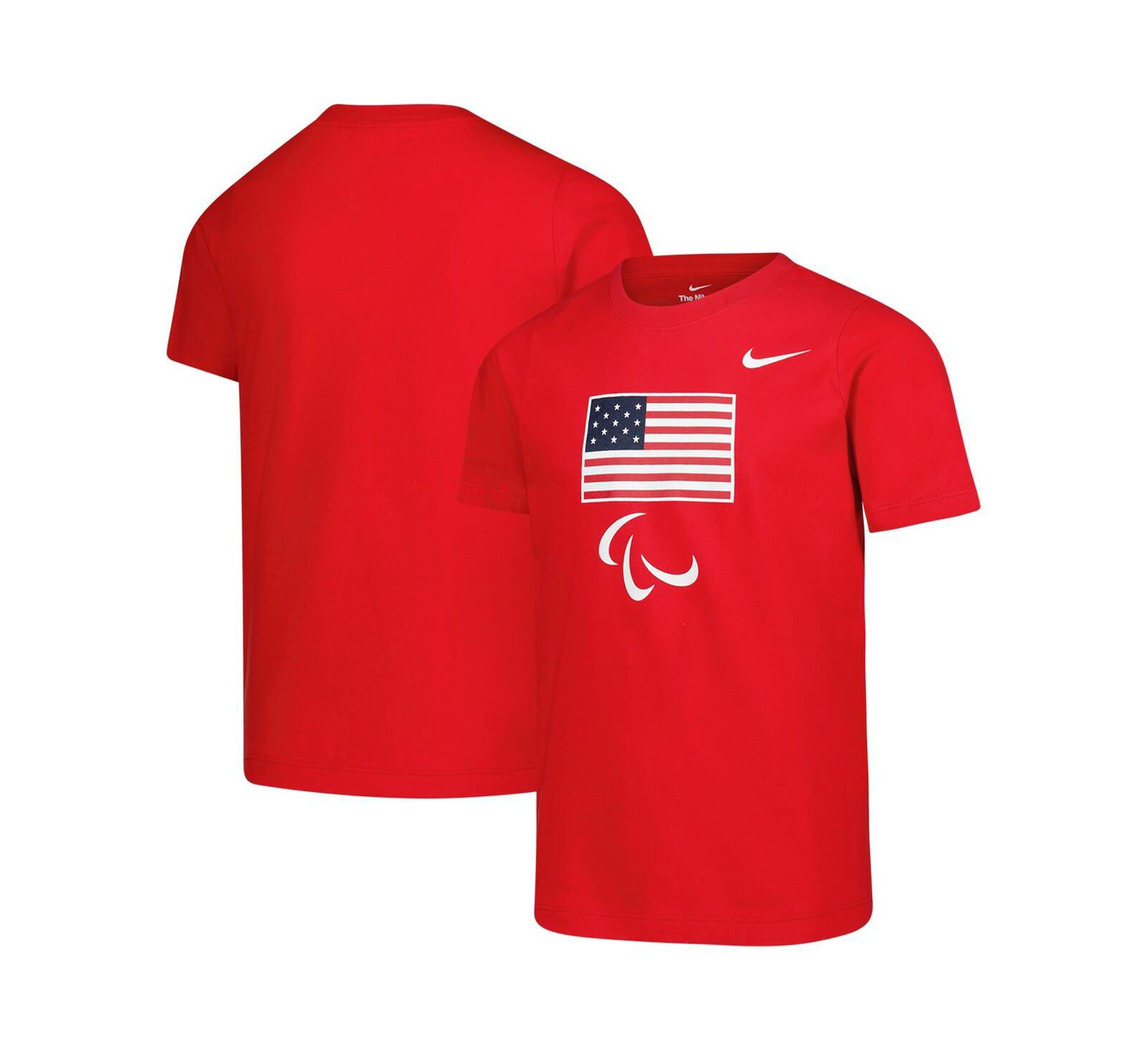 Nike Детский Red U.S. Paralympics Core T-Shirt
