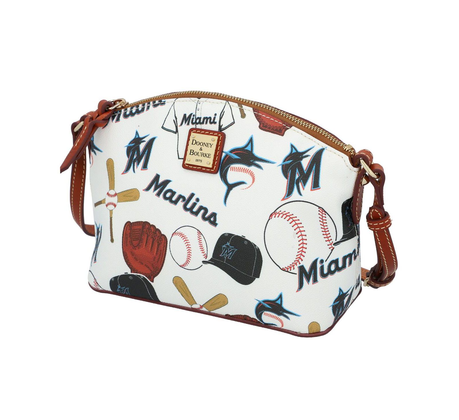 Dooney & Bourke Miami Marlins Gameday Suki Crossbody with Medium Wristlet