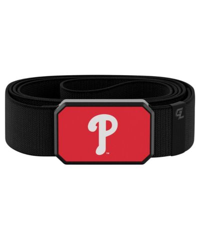 Ремень Groove Life Black Philadelphia Phillies с пряжкой в цветах команды