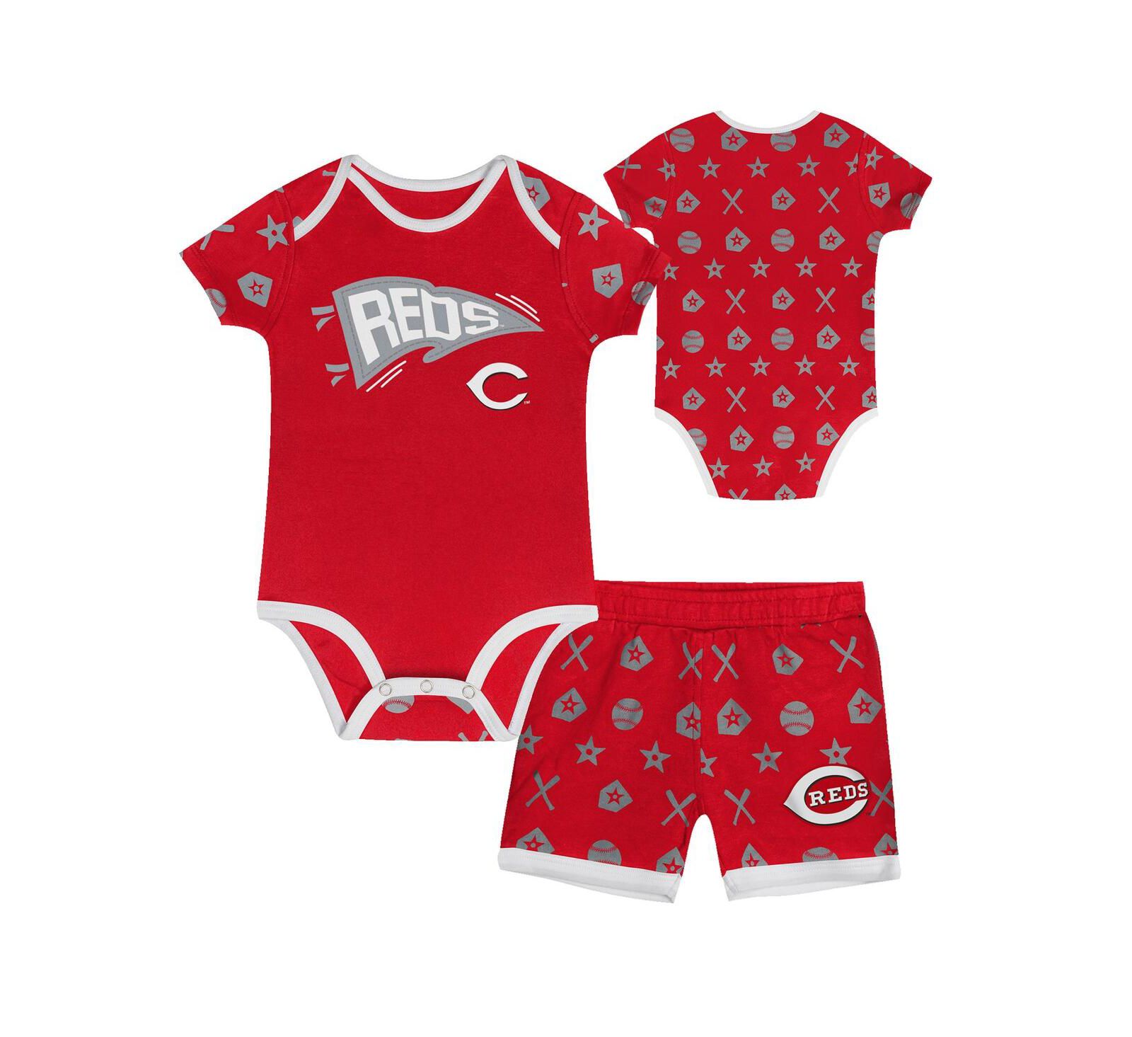 Детский комплект из 2-х элементов Outerstuff Navy Detroit Tigers On Deck Diaper Cover