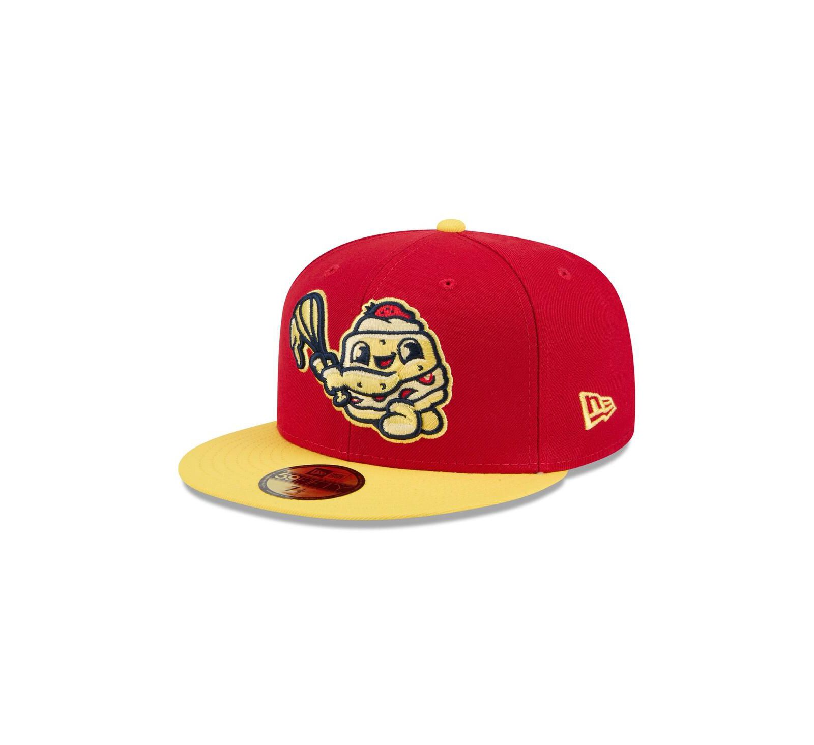 New Era Men's Red Binghamton Rumble Ponies Theme Nights 59FIFTY Fitted Hat