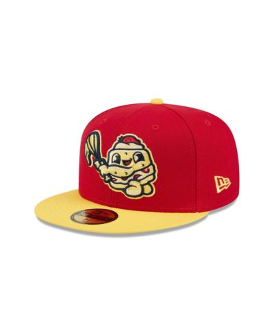 New Era Men's Red Binghamton Rumble Ponies Theme Nights 59FIFTY Fitted Hat