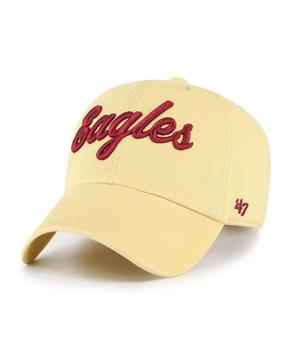 Мужская регулируемая кепка '47 Brand Light Gold Boston College Eagles Clean Up