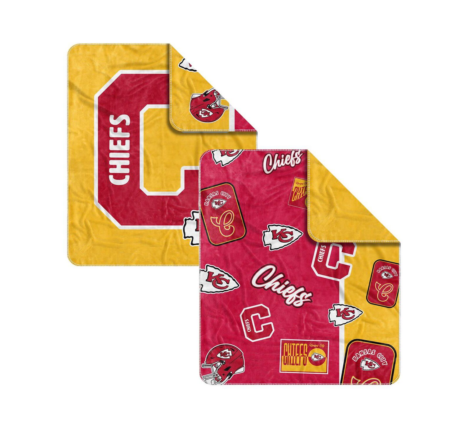 Logo Brands Kansas City Chiefs 50" x 60" Dream Weave Throw Blanket
