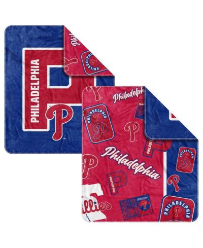 Logo Brands Philadelphia Phillies 50" x 60" Dream Weave Throw Blanket