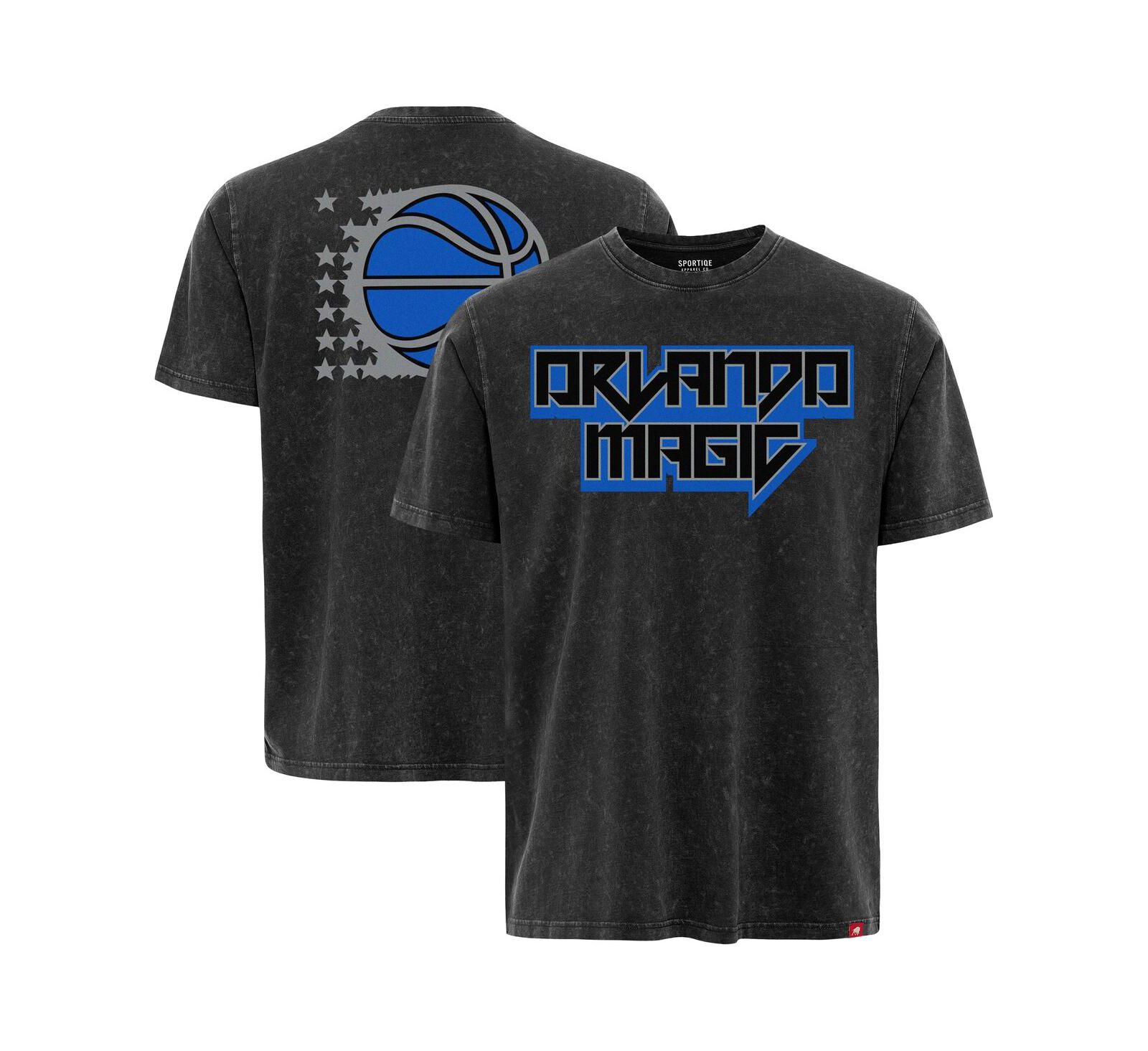 Футболка Sportiqe Orlando Magic Rock Roll Collection Angus Premium Mineral Wash для мужчин и женщин