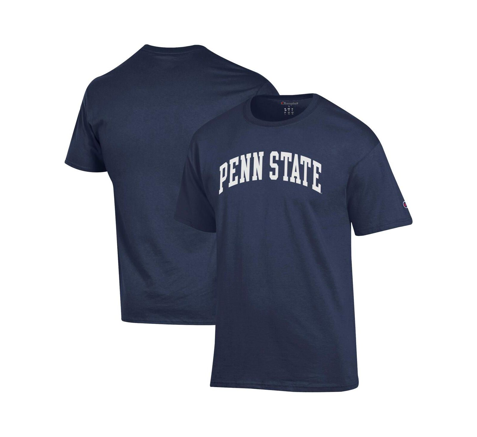 Champion Men's Navy Penn State Nittany Lions Basic Arch T-Shirt