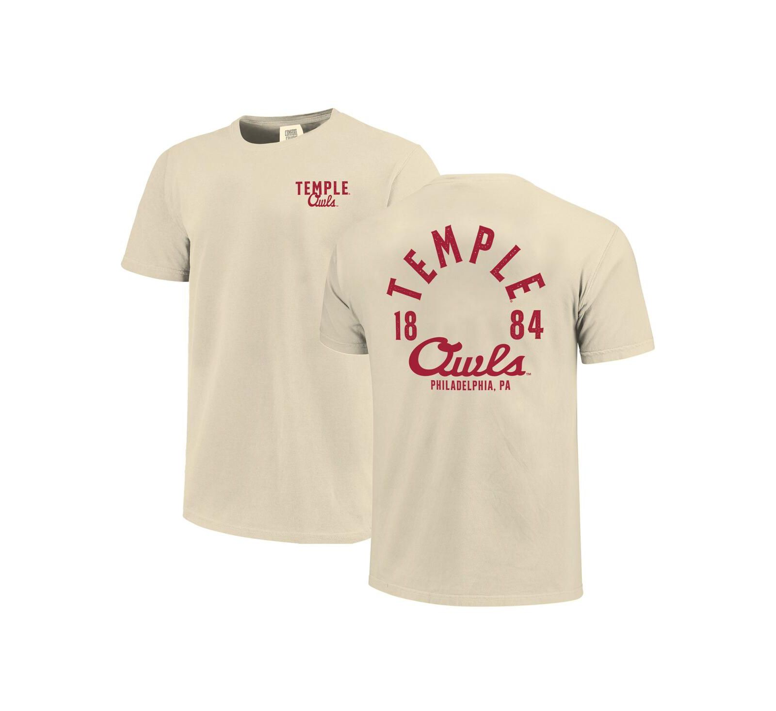 Мужская футболка Image One Temple Owls Comfort Colors Cream