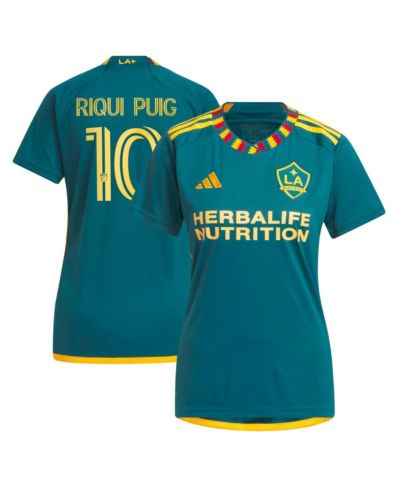 Adidas Женский джерси Adidas LA Galaxy 2024 LA Kit Replica Player Riqui Puig Green