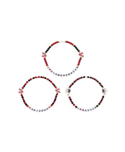 FOCO Arizona Diamondbacks 3-Pack Friendship Bracelet Set