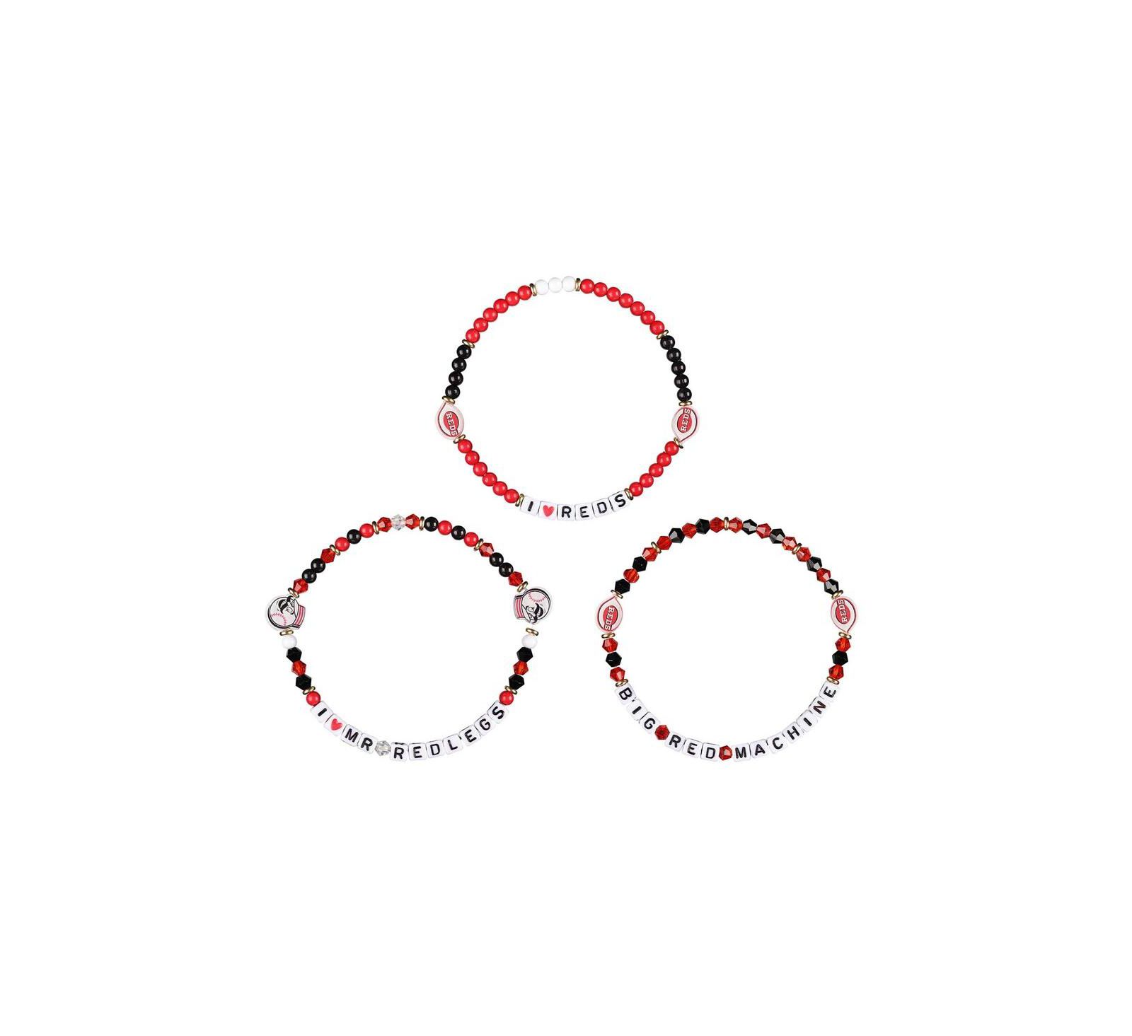 Набор браслетов FOCO Cincinnati Reds 3-Pack Friendship