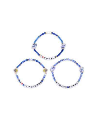 FOCO Kansas City Royals 3-Pack Friendship Bracelet Set
