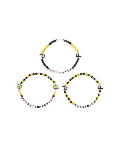 Набор браслетов FOCO Pittsburgh Pirates 3-Pack Friendship Bracelet