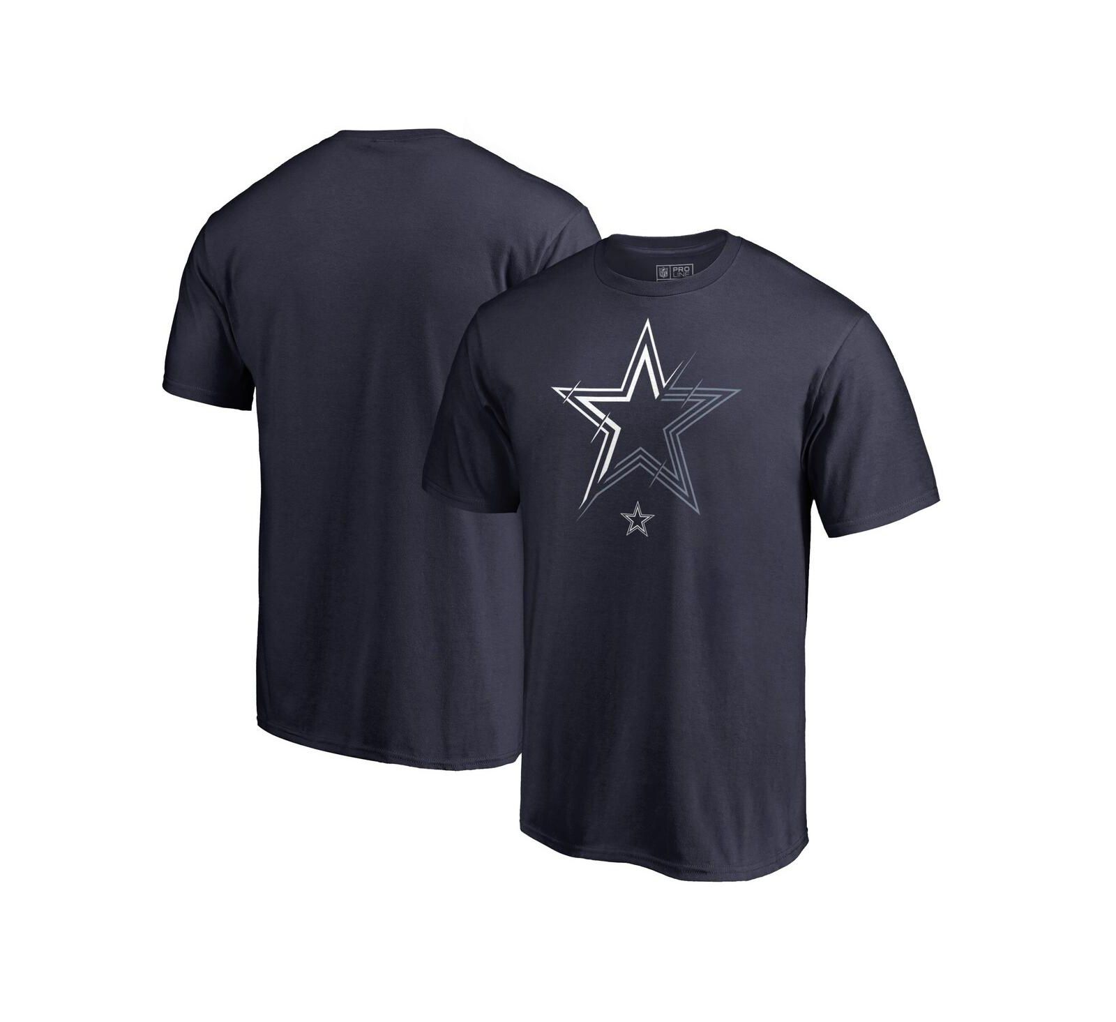 Мужская футболка Fanatics Mto Label Navy Dallas Cowboys X-Ray