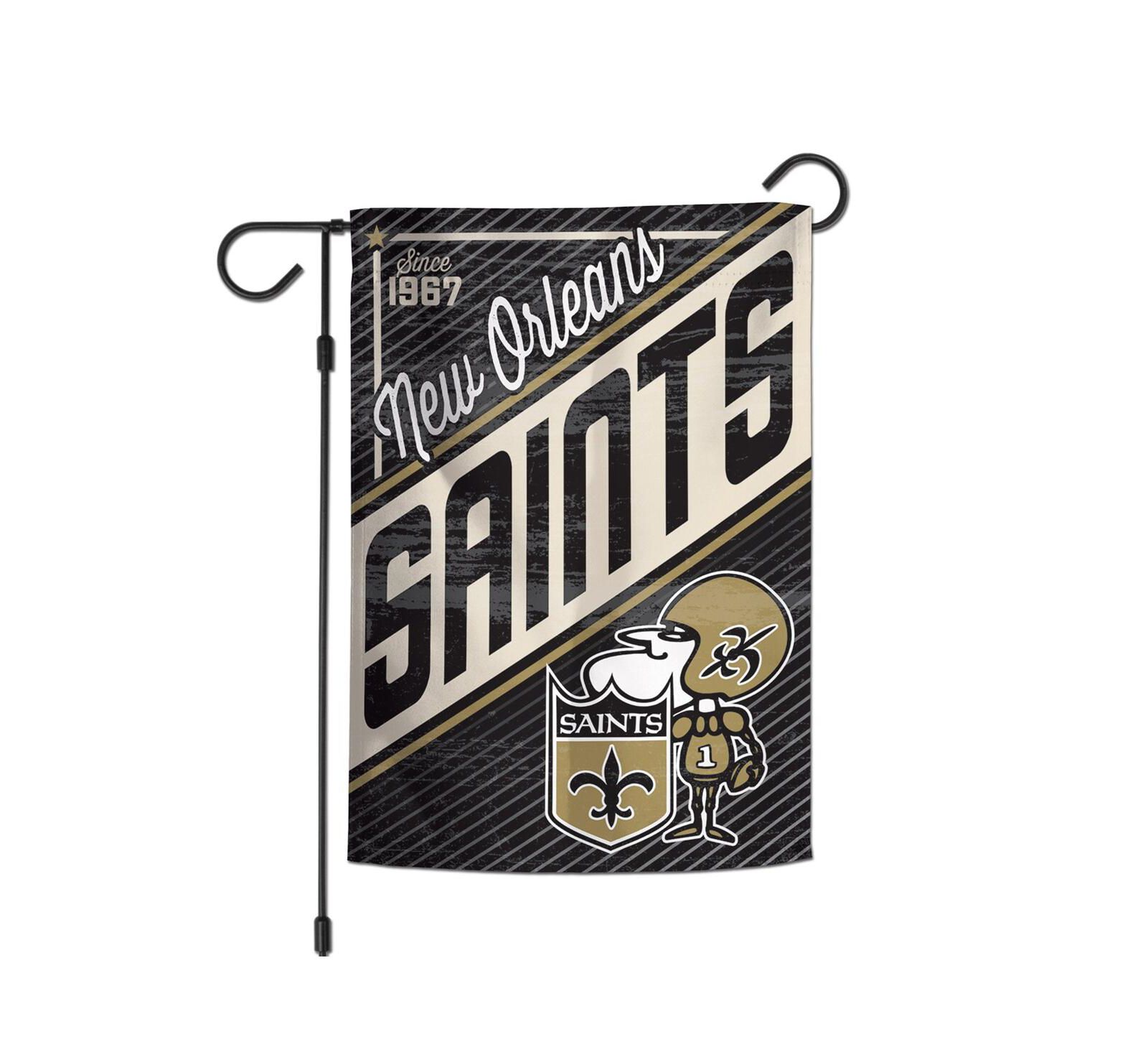 Садовый флаг Wincraft New Orleans Saints 2-Sided 12'' x 18'' Team Garden Flag