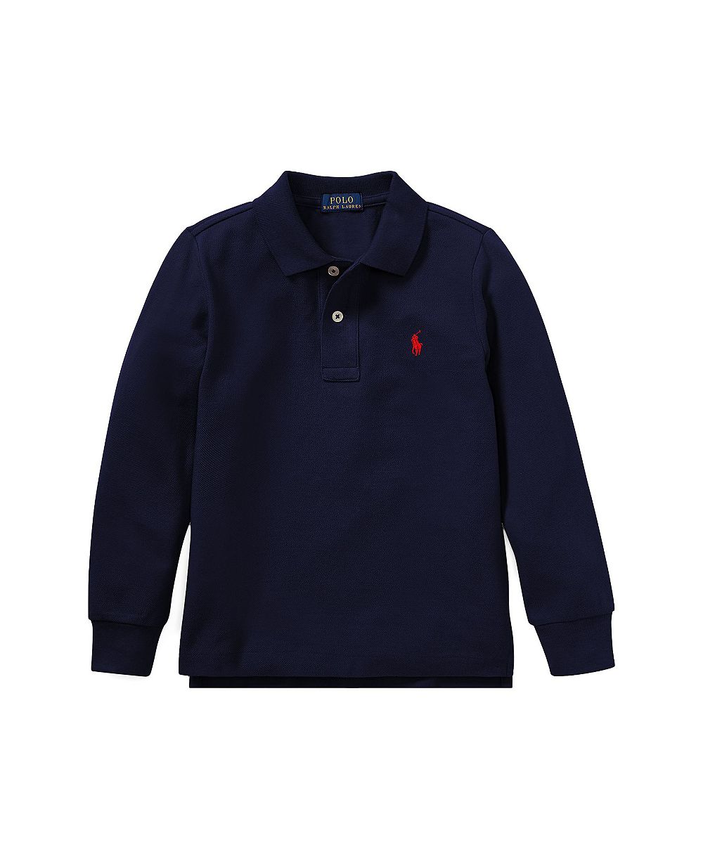 Поло Polo Ralph Lauren из хлопка для малышей и маленьких мальчиков