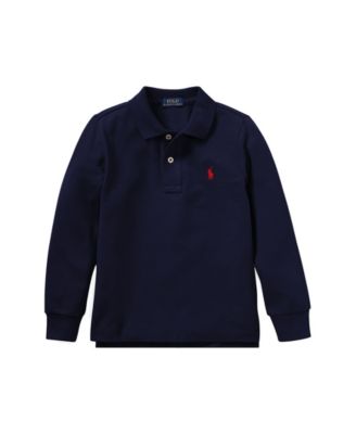Поло Polo Ralph Lauren из хлопка для малышей и маленьких мальчиков
