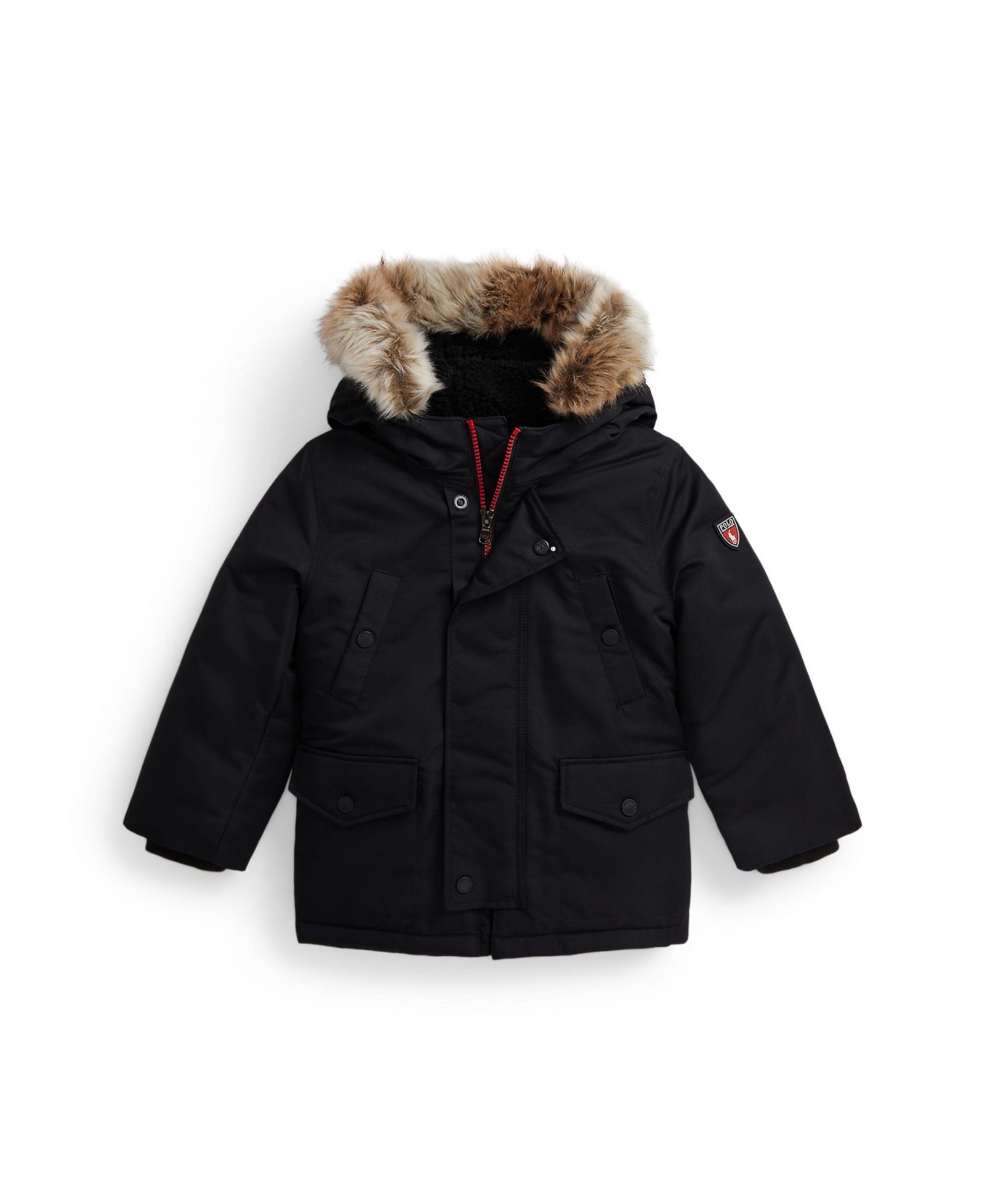 Парка Polo Ralph Lauren для малышей и маленьких мальчиков с меховой отделкой