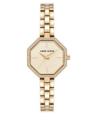 Женские часы Anne Klein Quartz Unique Octagonal Gold-Tone