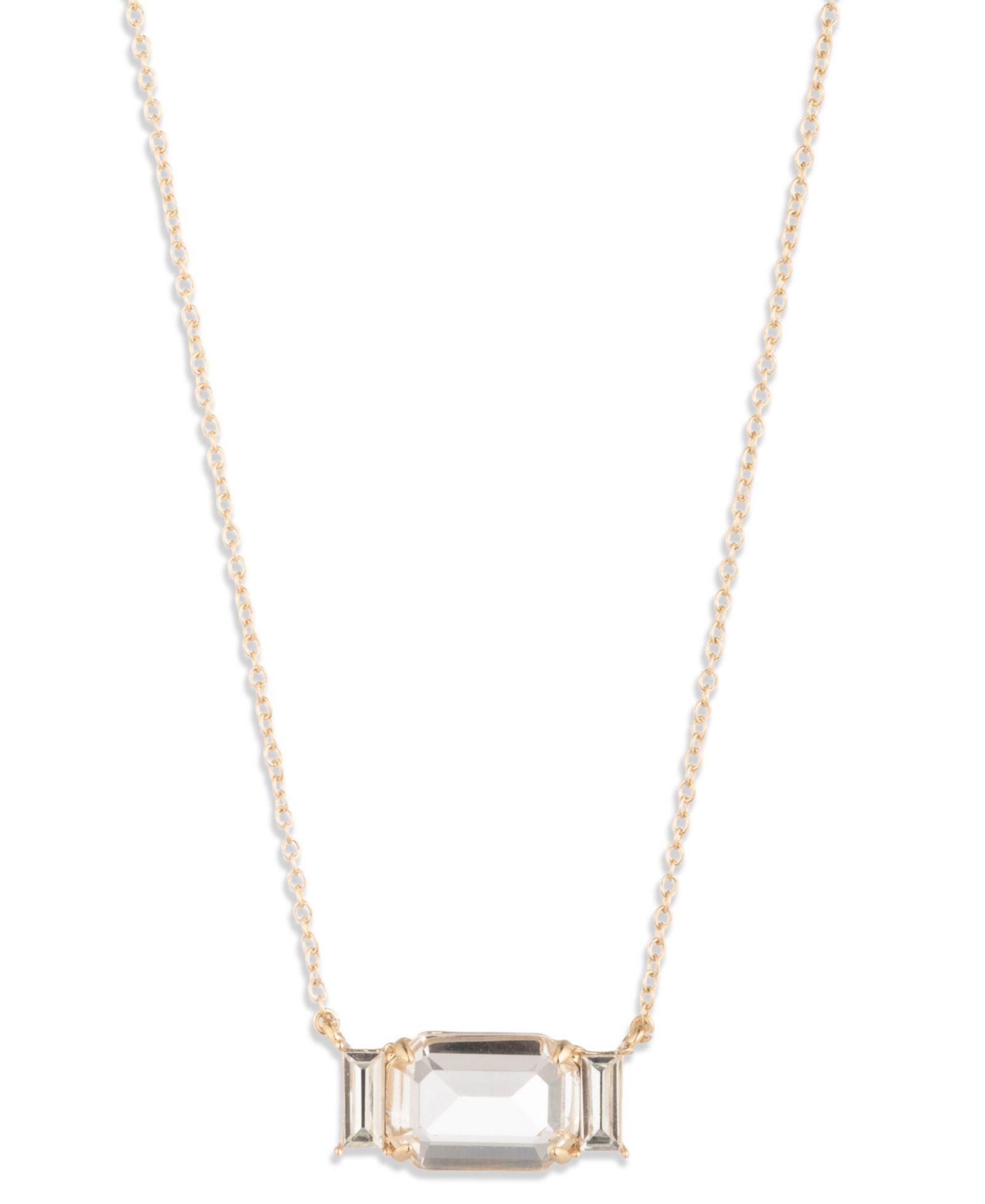 Lauren Ralph Lauren Glass Stone Pendant Necklace