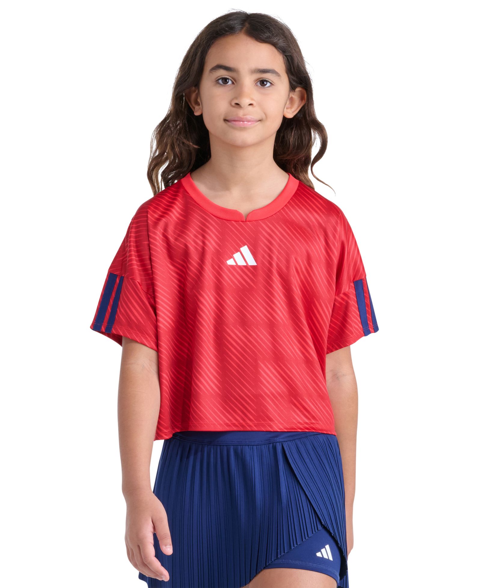 Футболка adidas Girls' 8-16 Short-Sleeve Printed World Cup Soccer