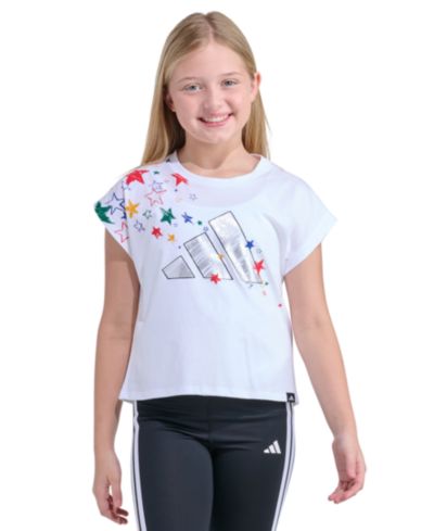 adidas Girls' 8-16 Short-Sleeve Boxy-Fit T-Shirt