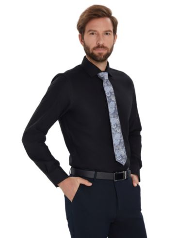 Мужская приталенная рубашка Bar III Diamond Dobby Slim-Fit