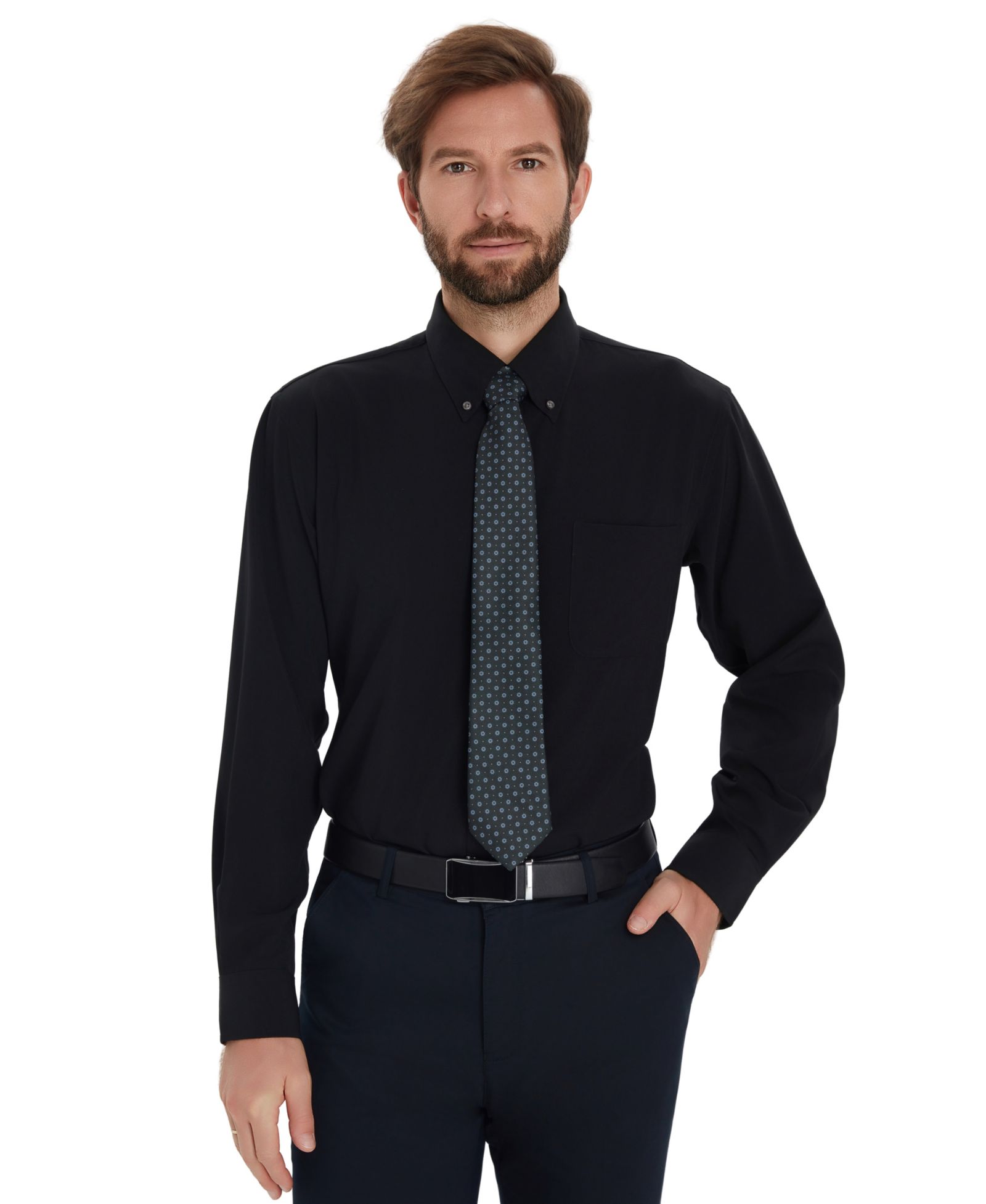 Club Room Men's Traveler Dress Shirt, Macy's Exclusive