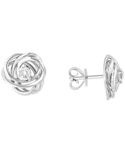 EFFY Collection Diamond Earrings (3/8 ct. t.w.) in 14k White Gold