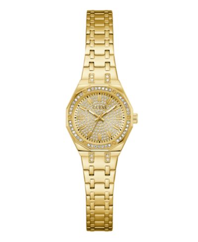 GUESS Women's Gold Tone Analog Watch, 25mm
