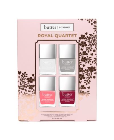 Набор лаков для ногтей butter LONDON Limited Edition Royal Quartet Patent Shine 10X (4 шт.)