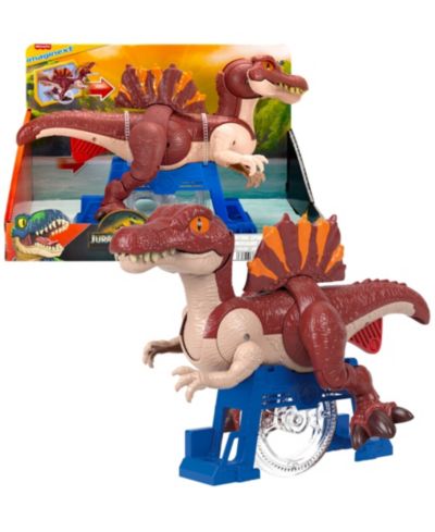 Imaginext Jurassic World Rebirth Spinosaurus 9" Trigger-Activated Motion Action Figure, Ages 3+
